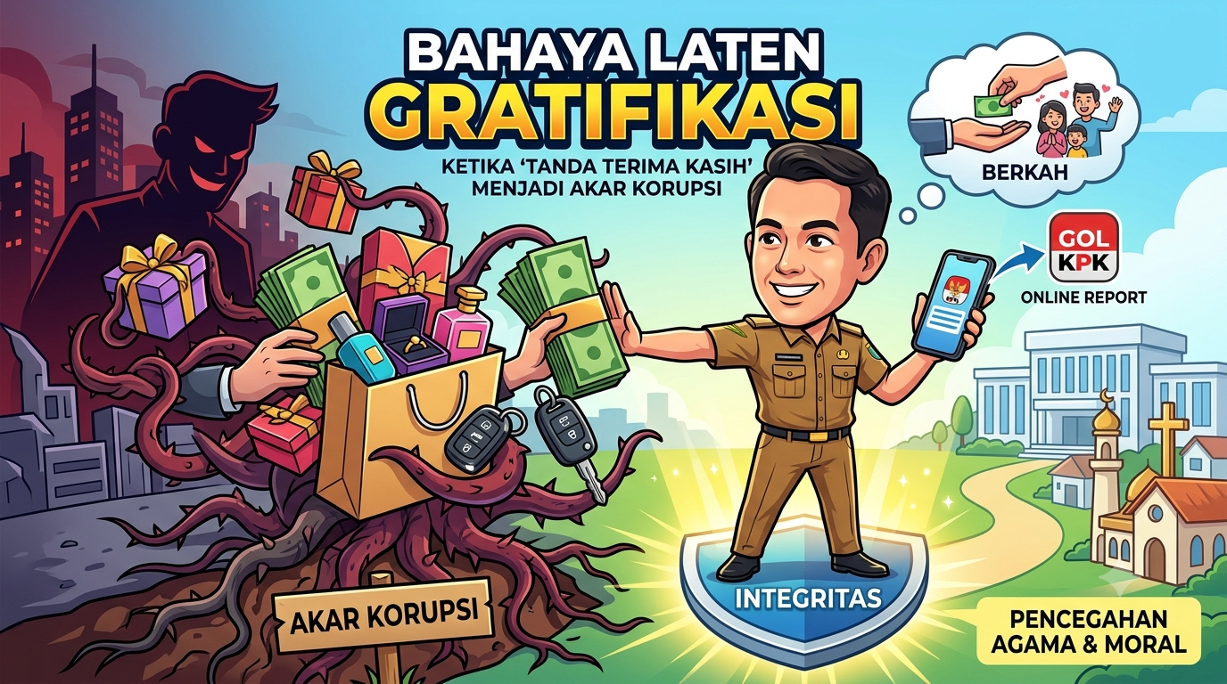 Bahaya Laten Gratifikasi: Ketika "Tanda Terima Kasih" Menjadi Akar Korupsi